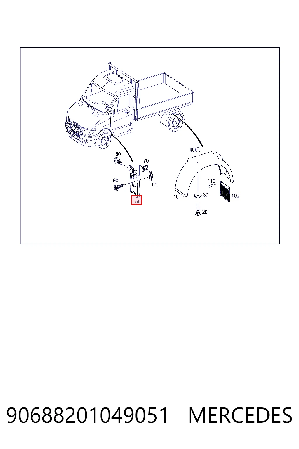 Бризковики передній, правий BSG 60920015 ціна, від 9.87 USD