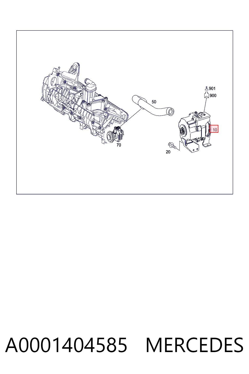 A0001404585 Mercedes 