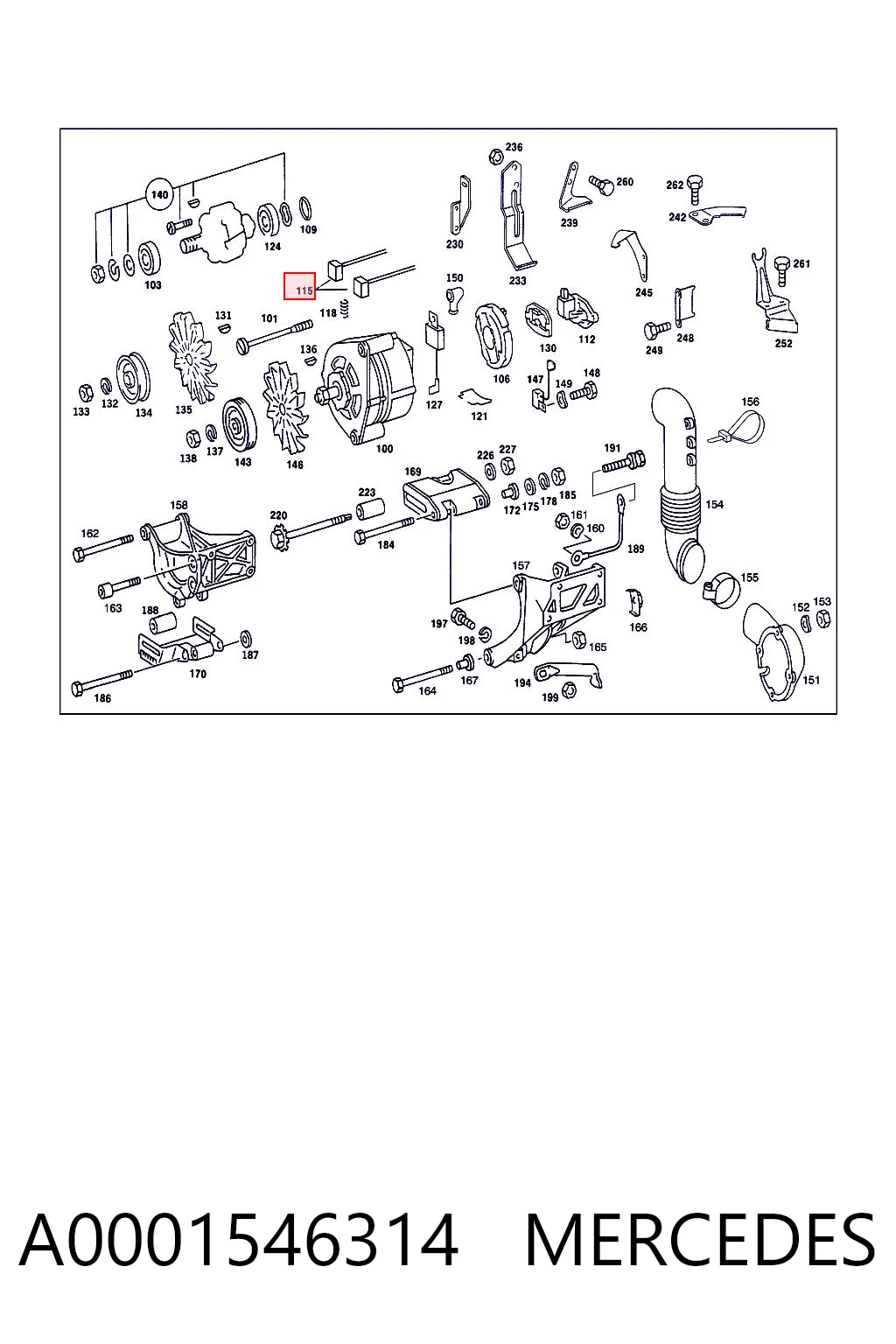  Щітки генератора Ford Transit 3