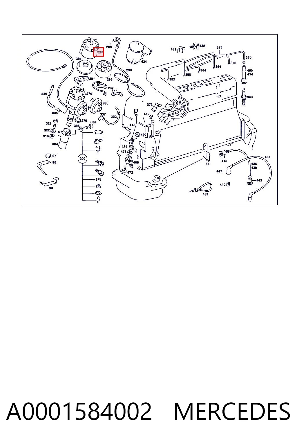 A0001584002 Mercedes