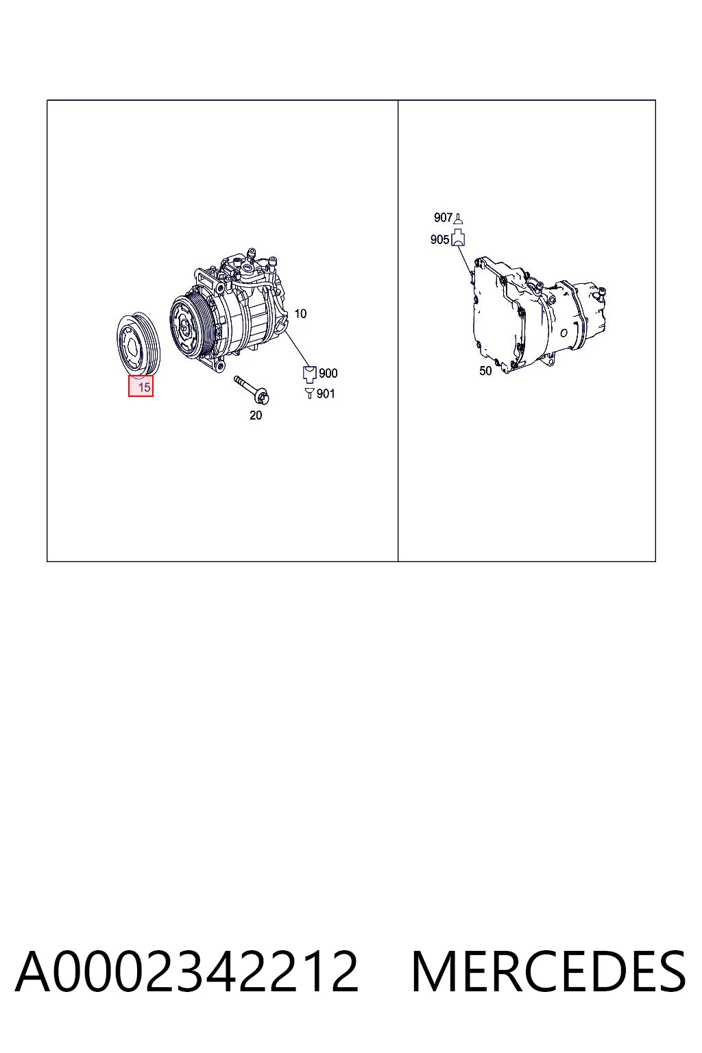 A0002342212 Mercedes 