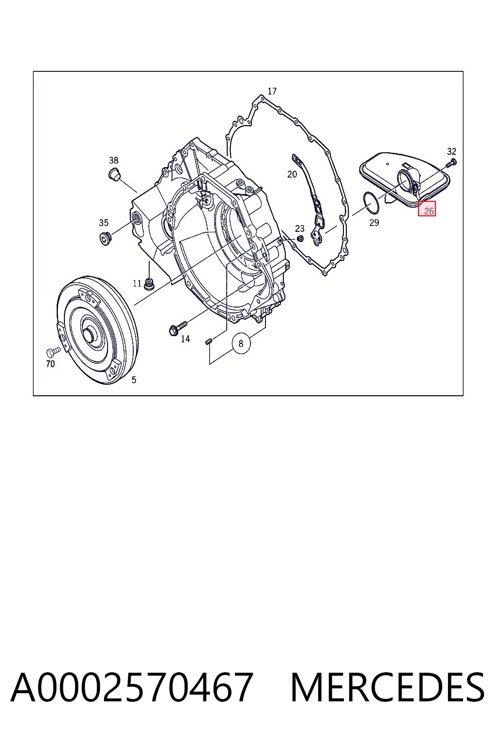 Масло в коробку автомат на Mercedes V  638