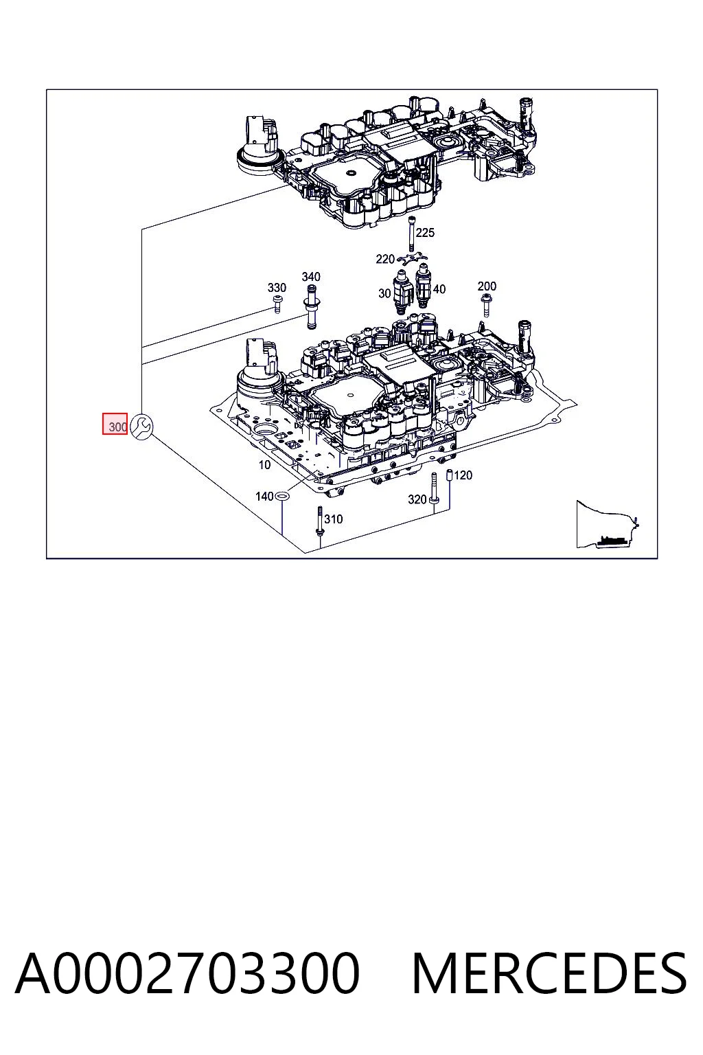 A0002703300 Mercedes 