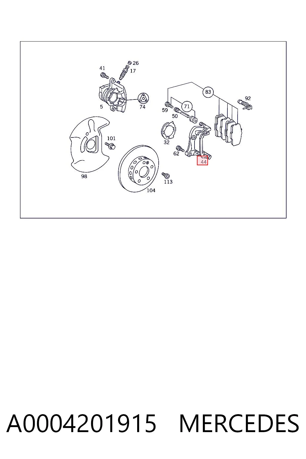 A0004201915 Mercedes