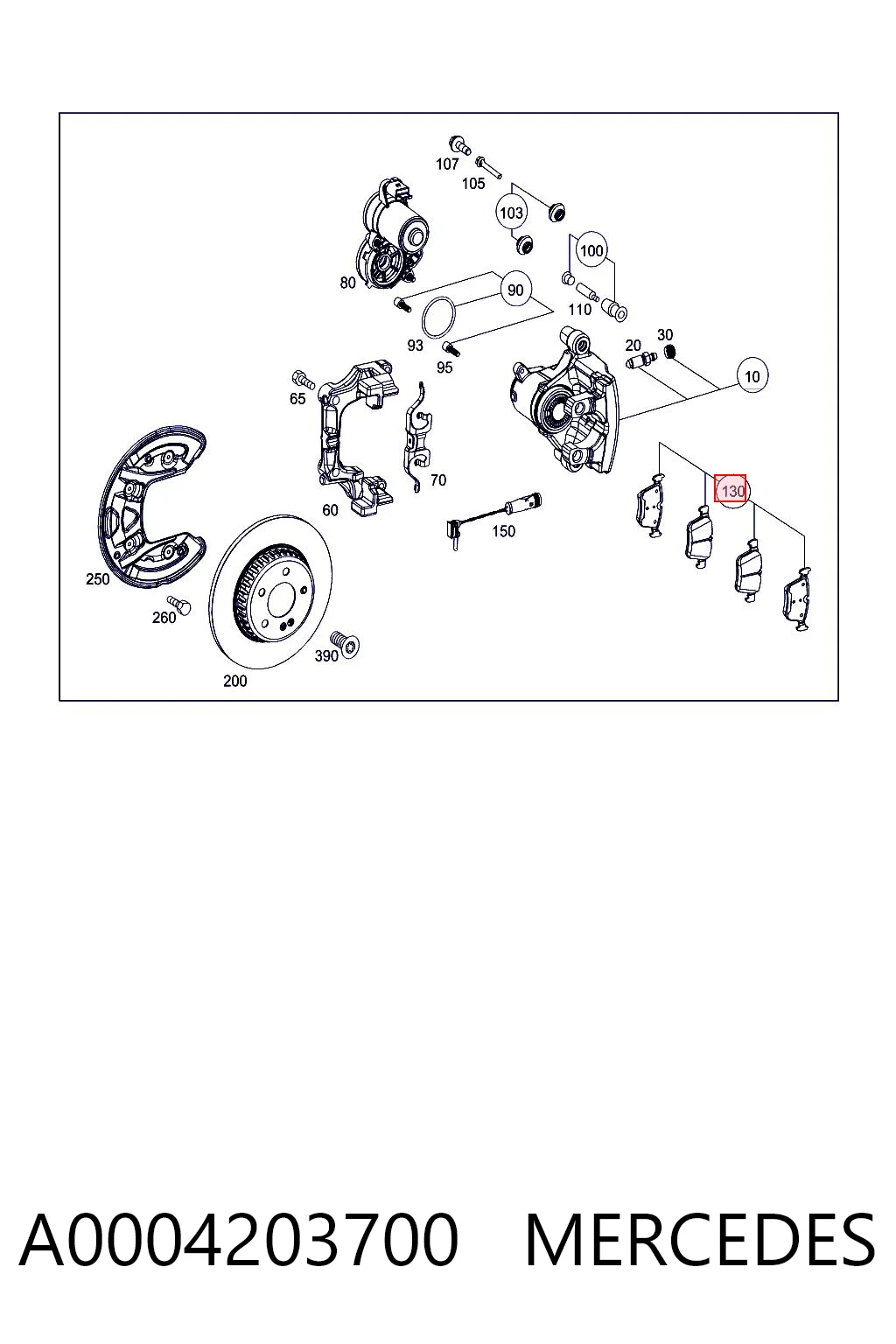 A0004203700 Mercedes