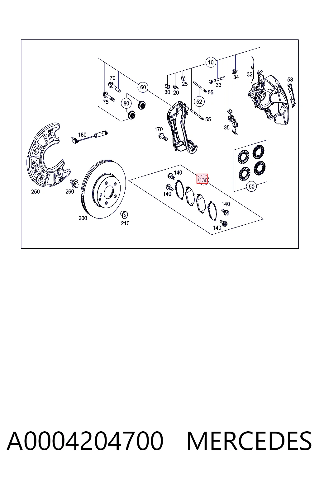 A0004204700 Mercedes