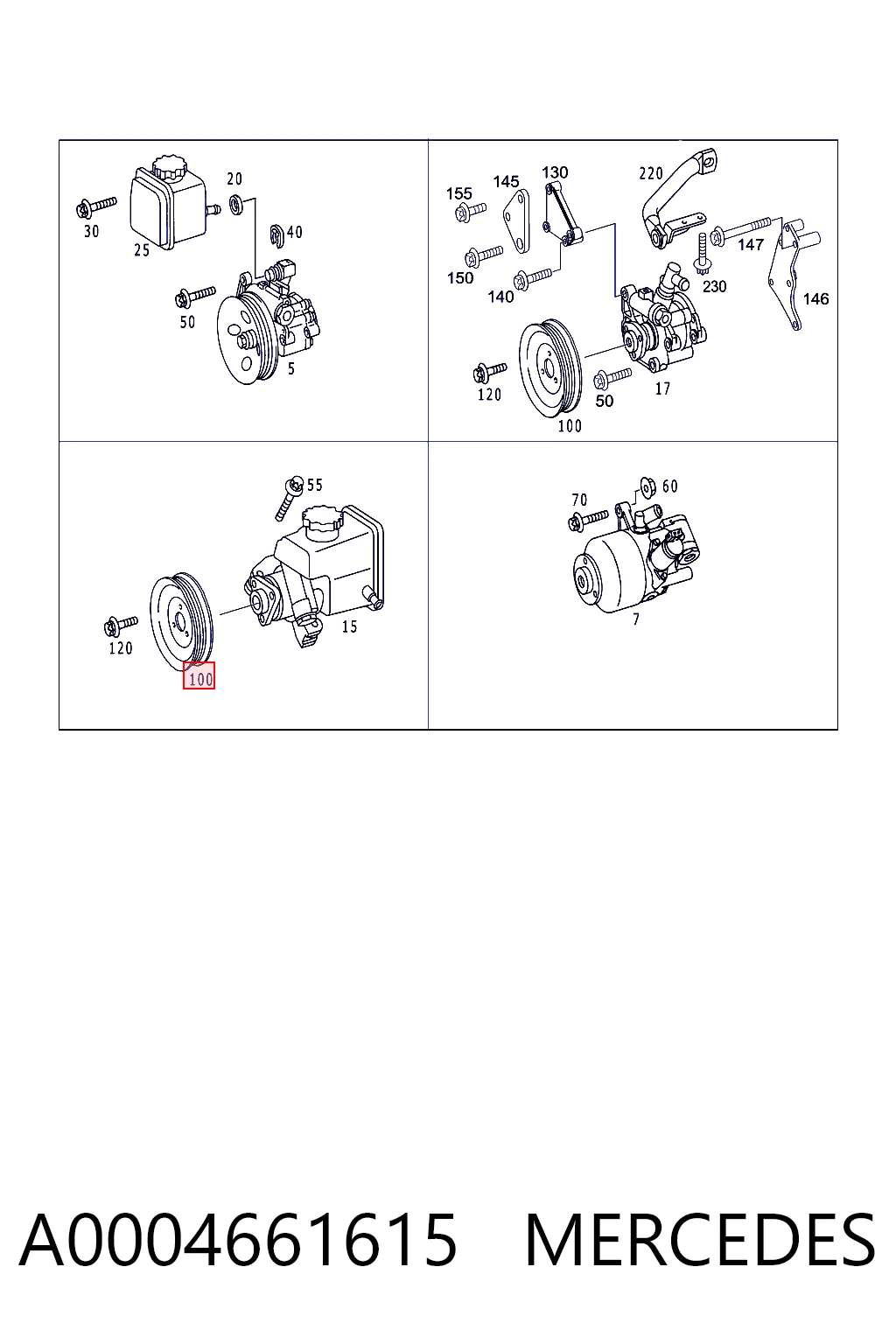 A0004661615 Mercedes
