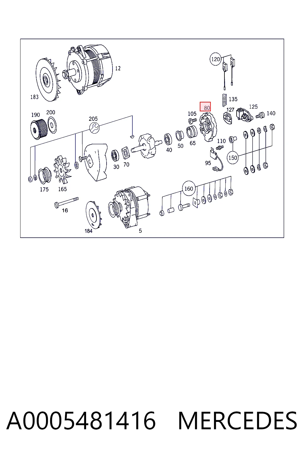  Діодний міст Mercedes Benz Truck TRUCK ACTROS 