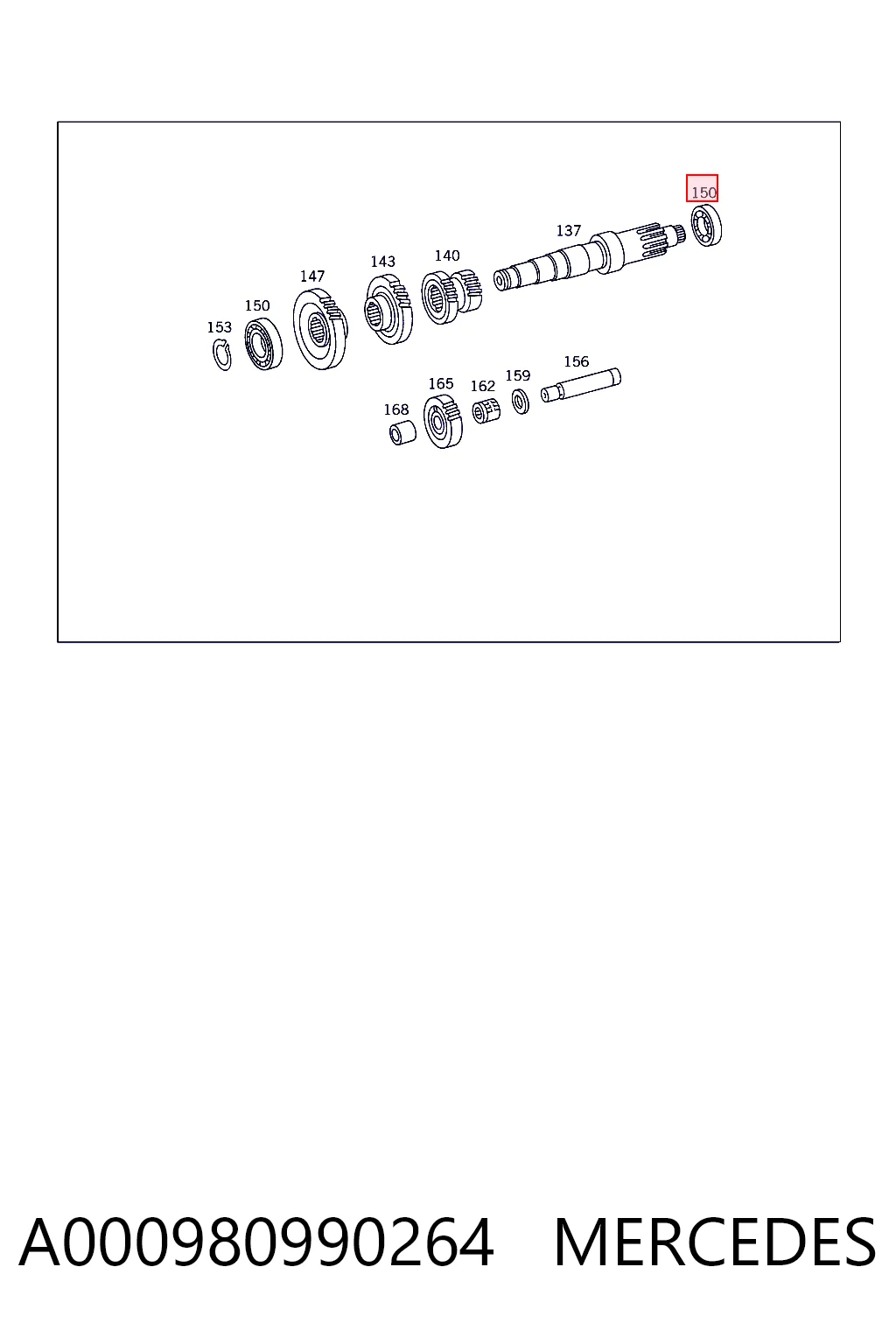 1615793 DAF Підшипник КПП
