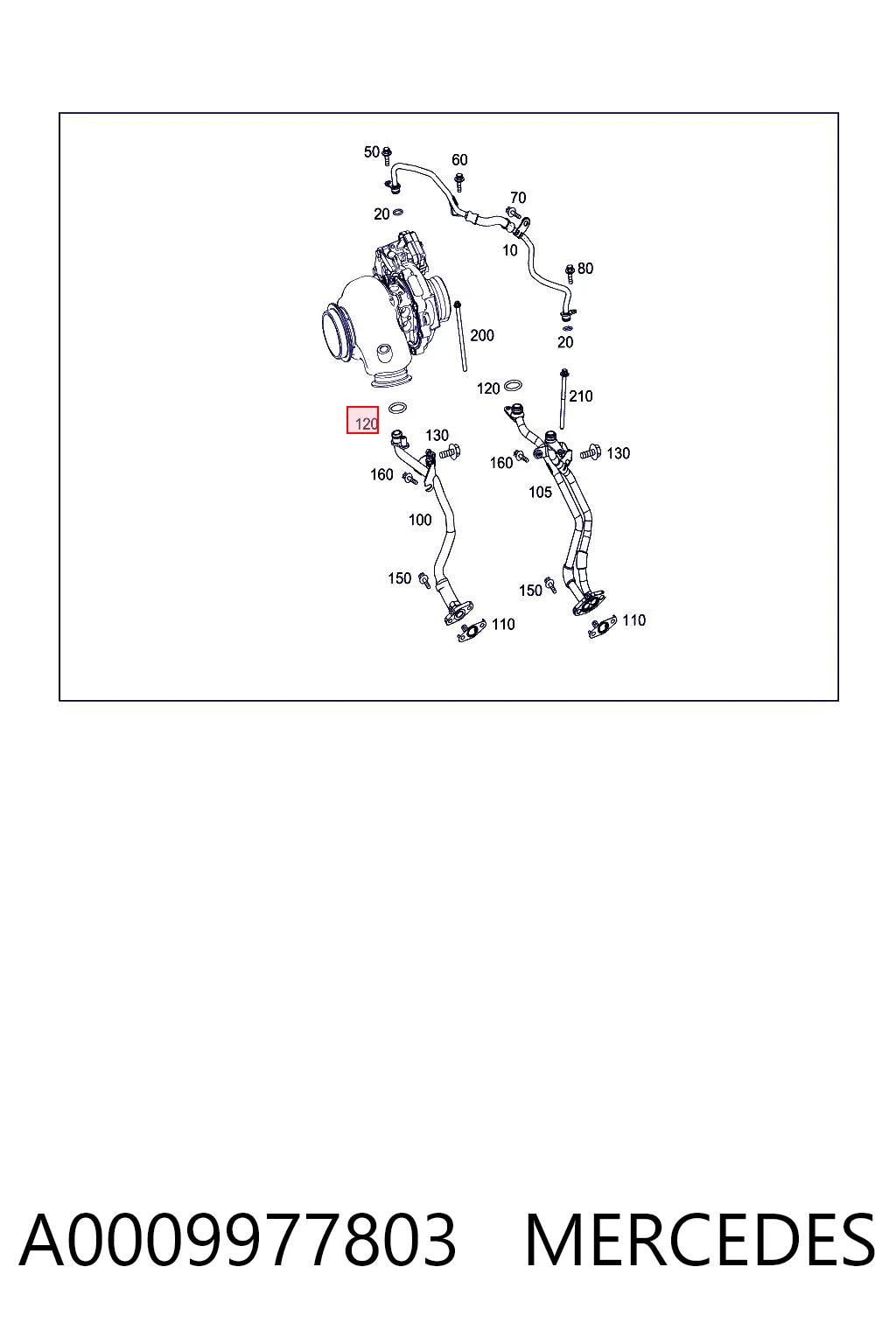 A0009977803 Mercedes 