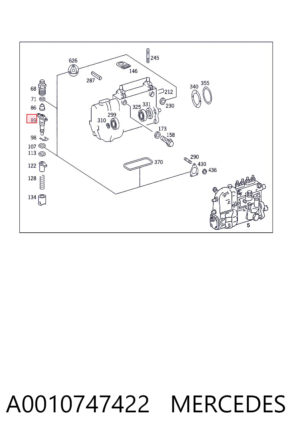 A0010747422 Mercedes