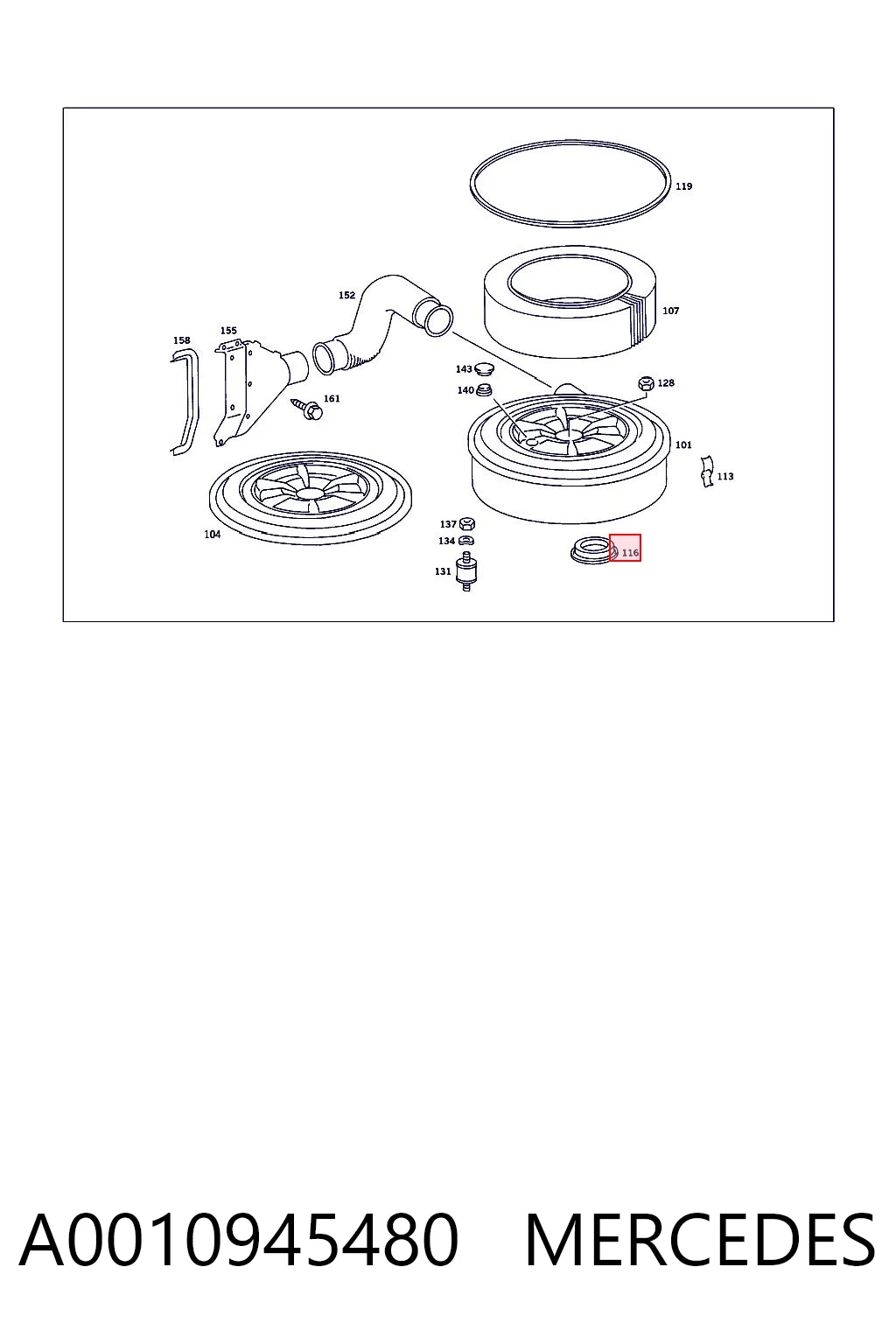 A0010945480 Mercedes