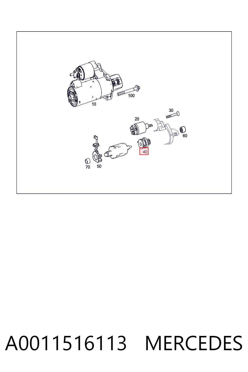 A0011516113 Mercedes