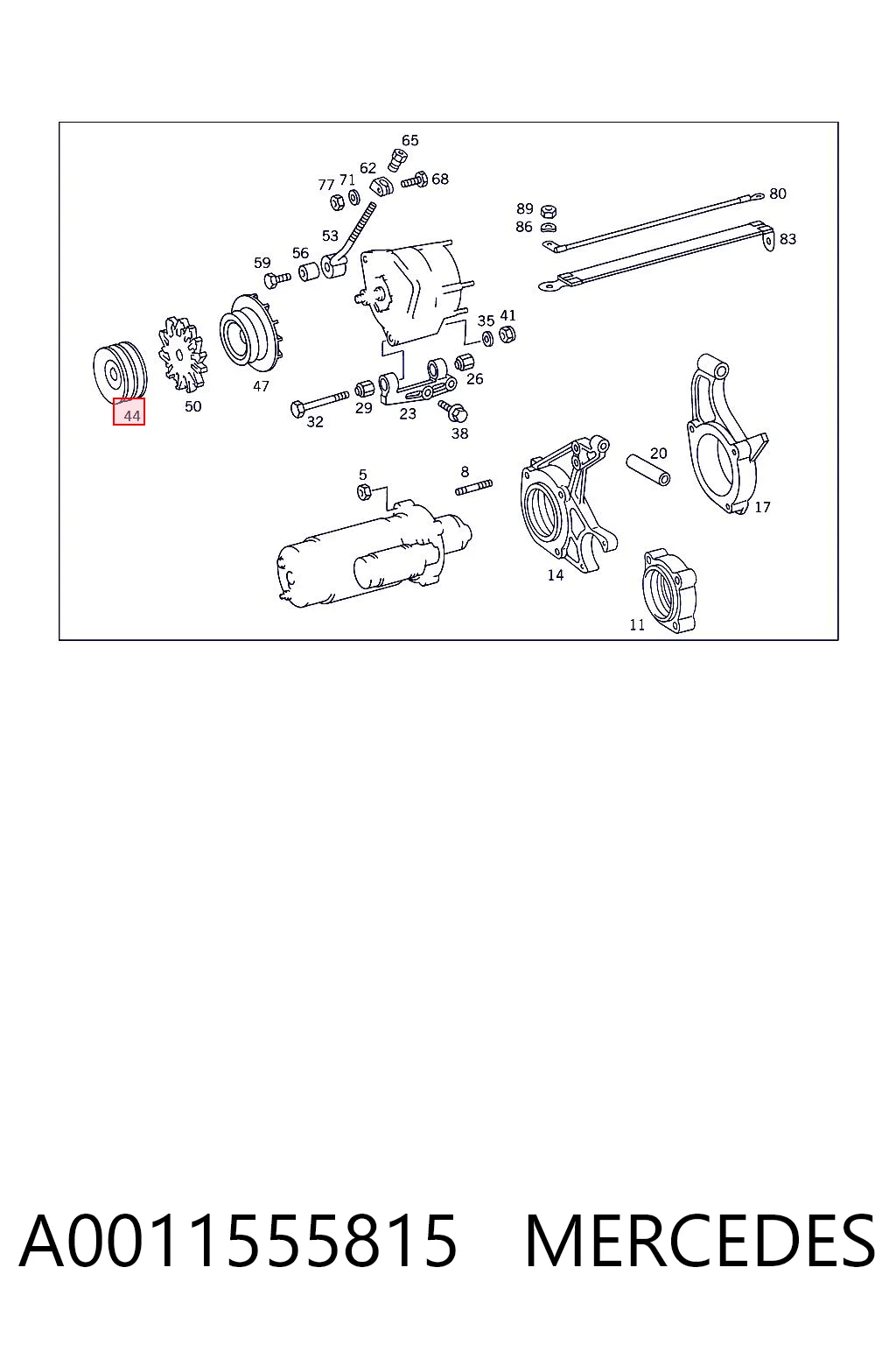 6033GD9068 Bosch Обгонна муфта генератора