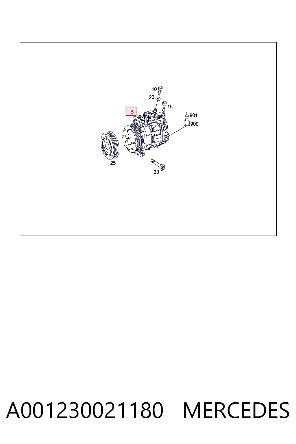 Насос кондиціонера Denso 4711467
