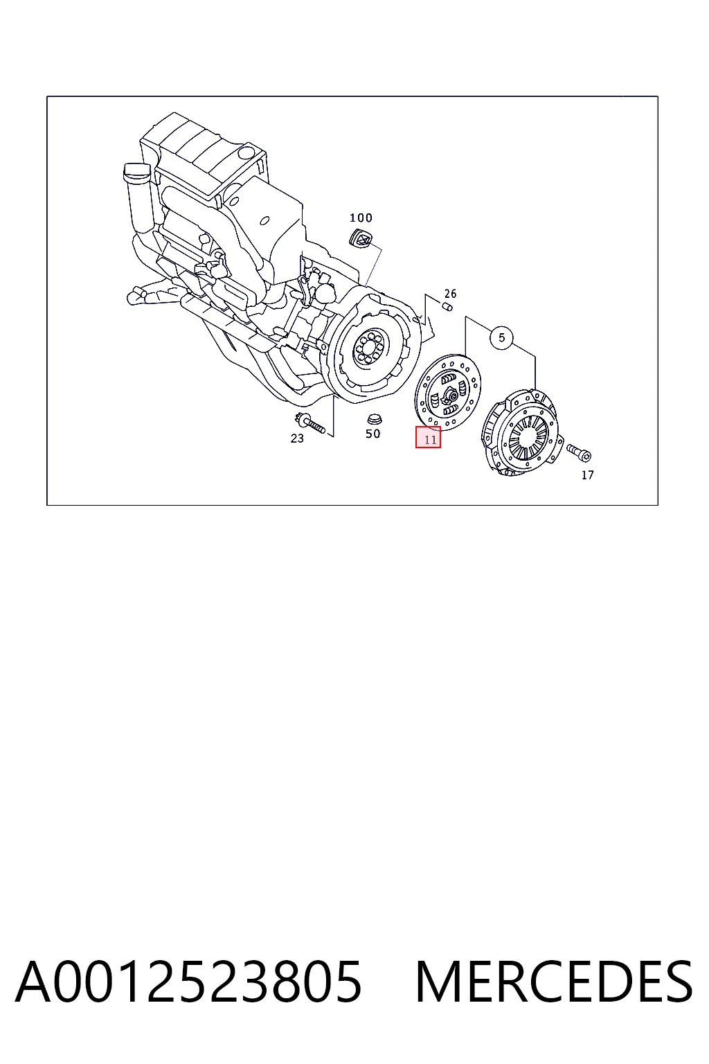 A0012523805 Mercedes