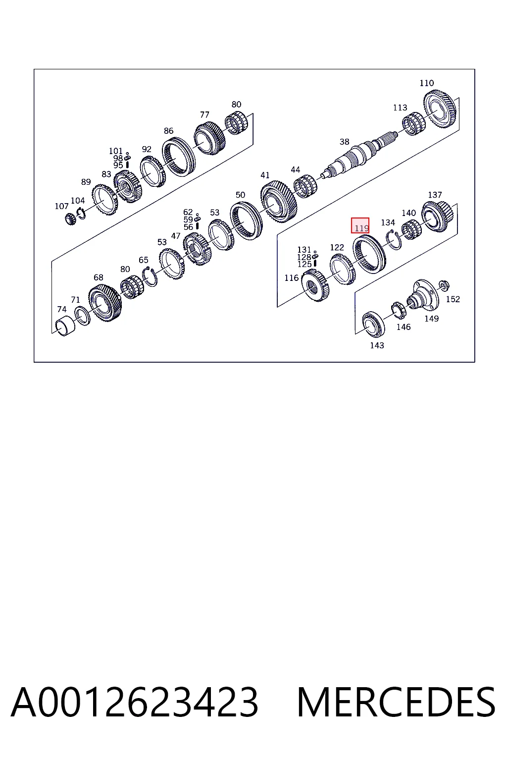 1307304544 ZF Parts 