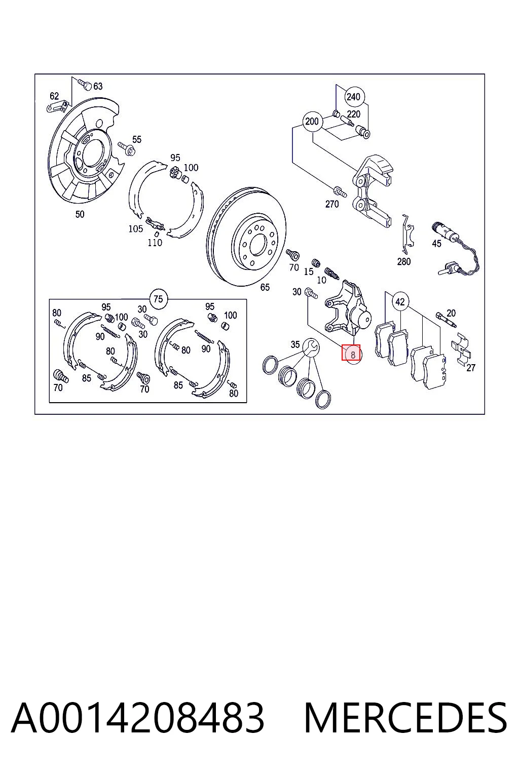 A0014208483 Mercedes
