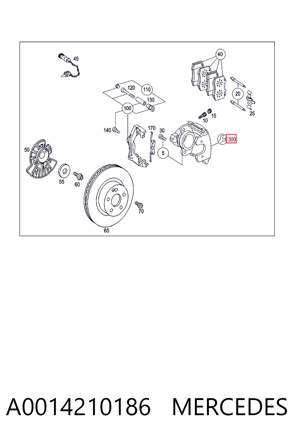 A0014210186 Mercedes