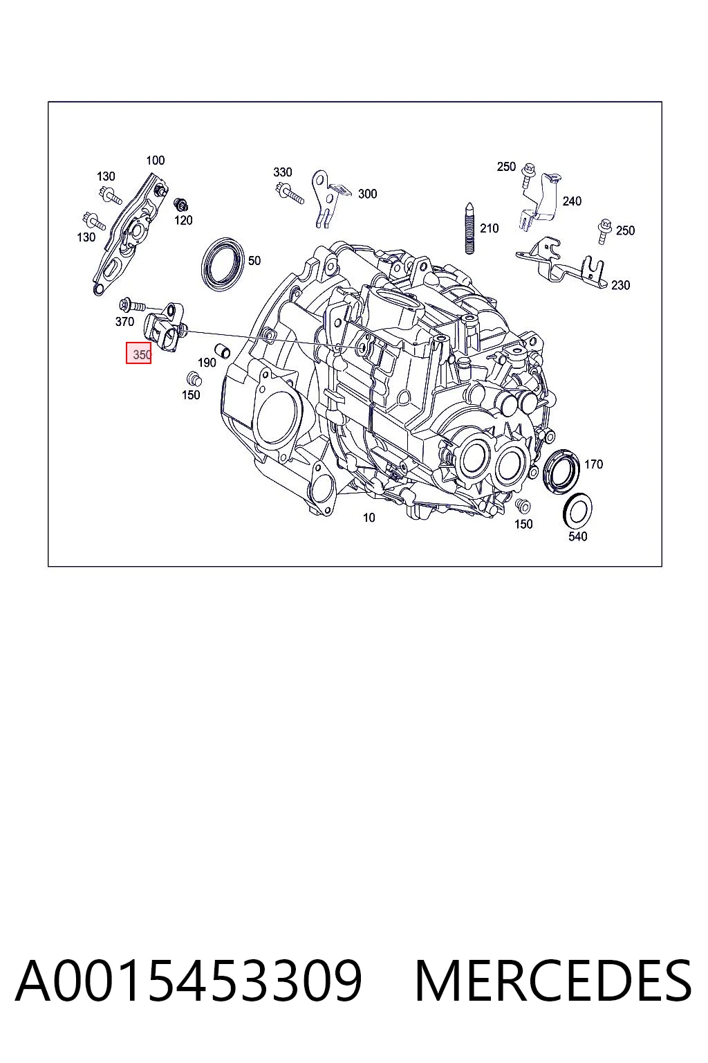 Купити Датчик заднього ходу Mitsubishi Lancer X CY_A, CZ_A