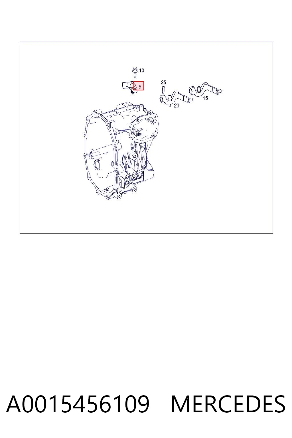 A0015456109 Mercedes Датчик включення ліхтарів заднього ходу