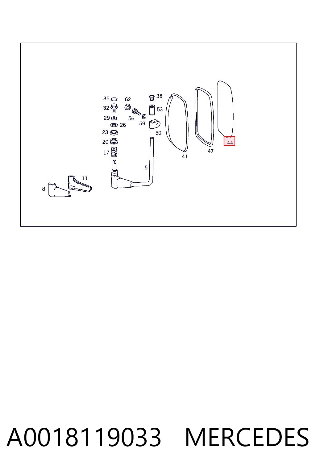 A0018119033 Mercedes