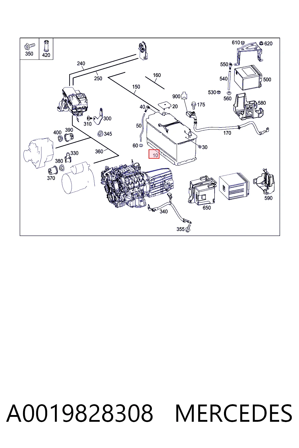 Купити 500050173 Iveco Автомобільна батарея