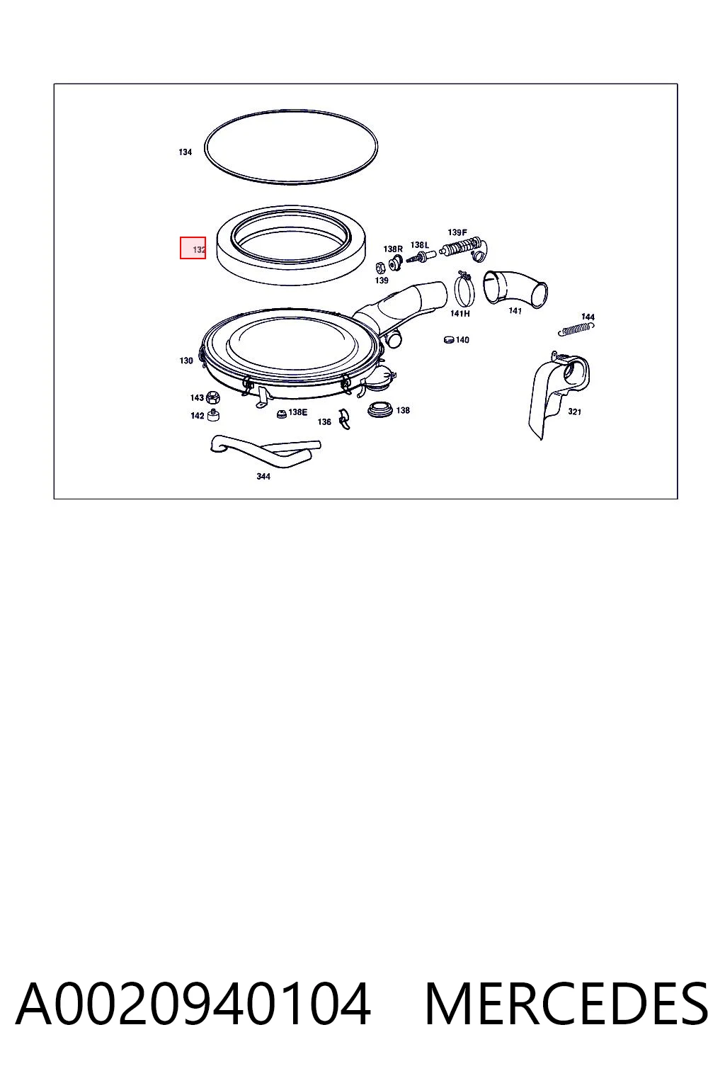 Фільтр повітряний Ford 5017851