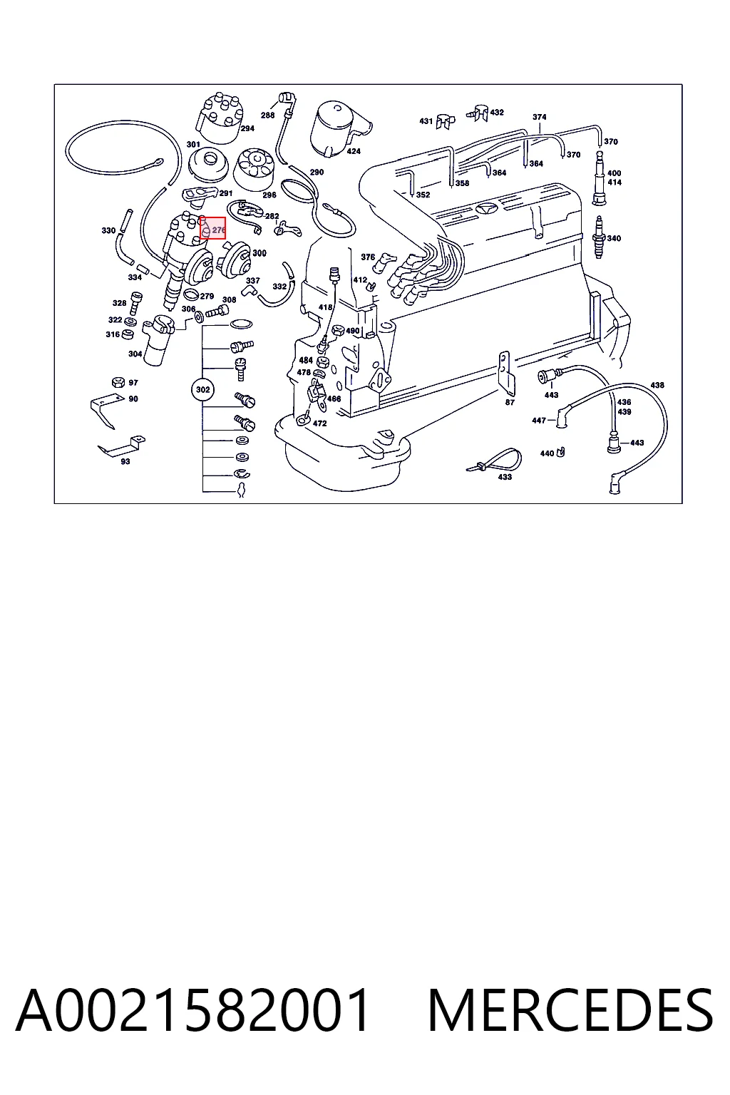 Купити A2158200164 Mercedes Лівий стоп