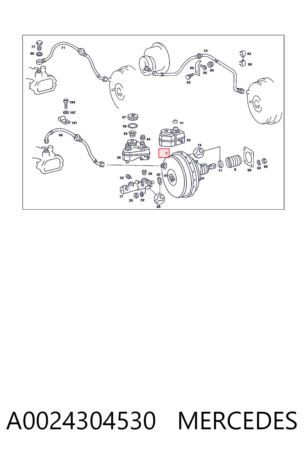 A0024304530 Mercedes