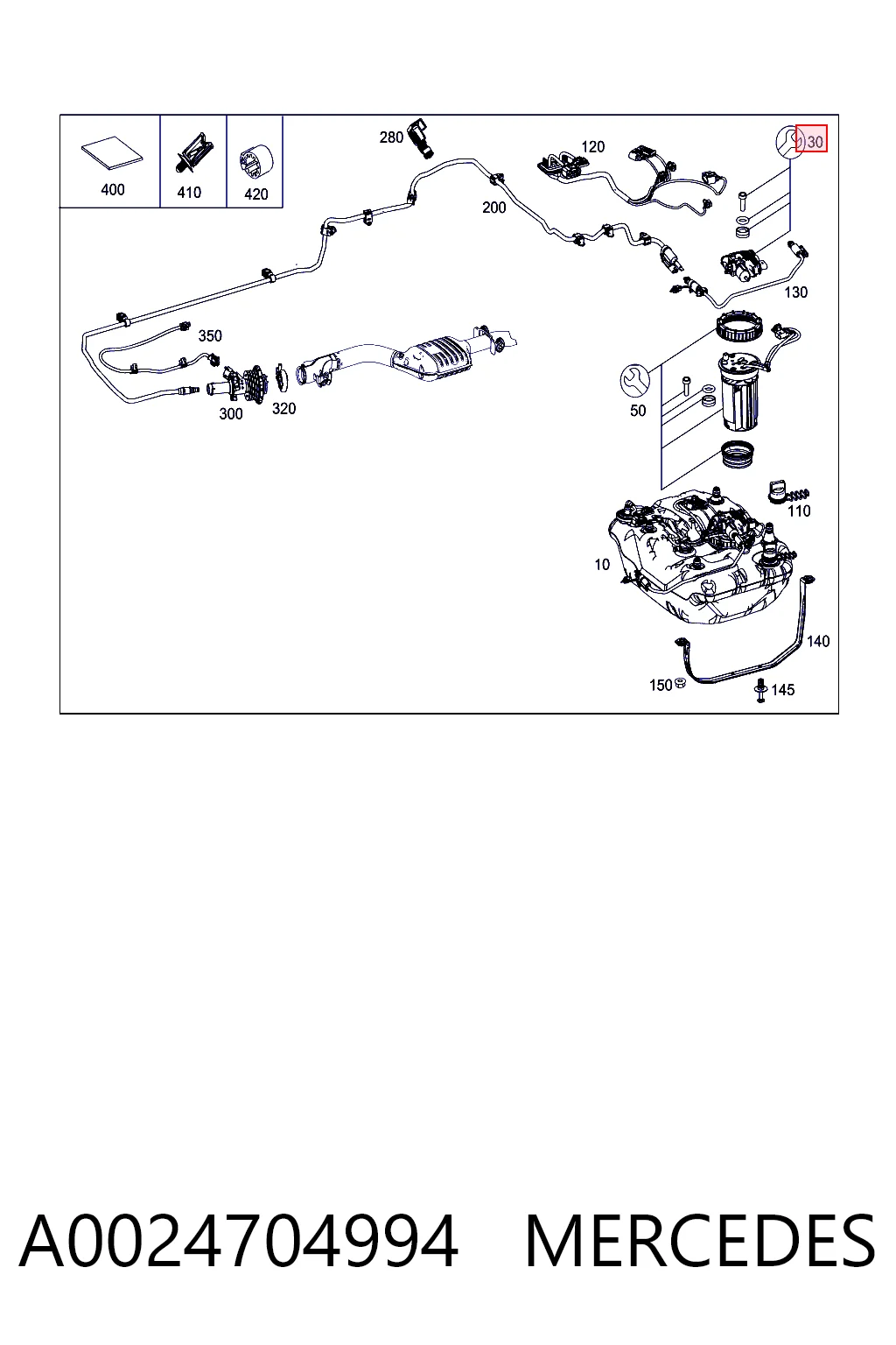 A0024704994 Mercedes Насос AD BLUE