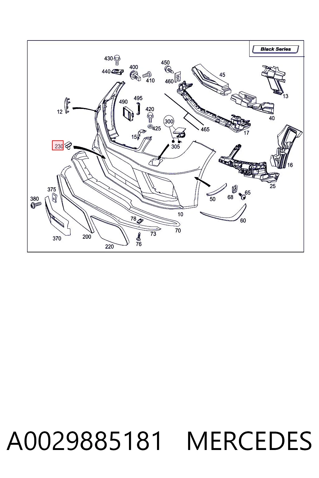 A0029885181 Mercedes 