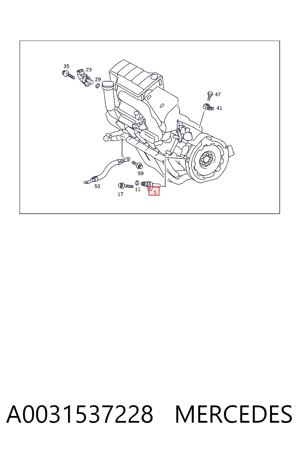 A0031537228 Mercedes ДПКВ
