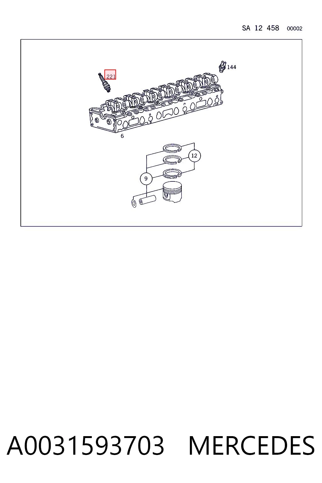 A0031593703 Mercedes