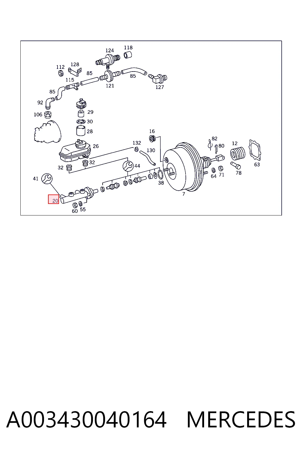 A003430040164 Mercedes
