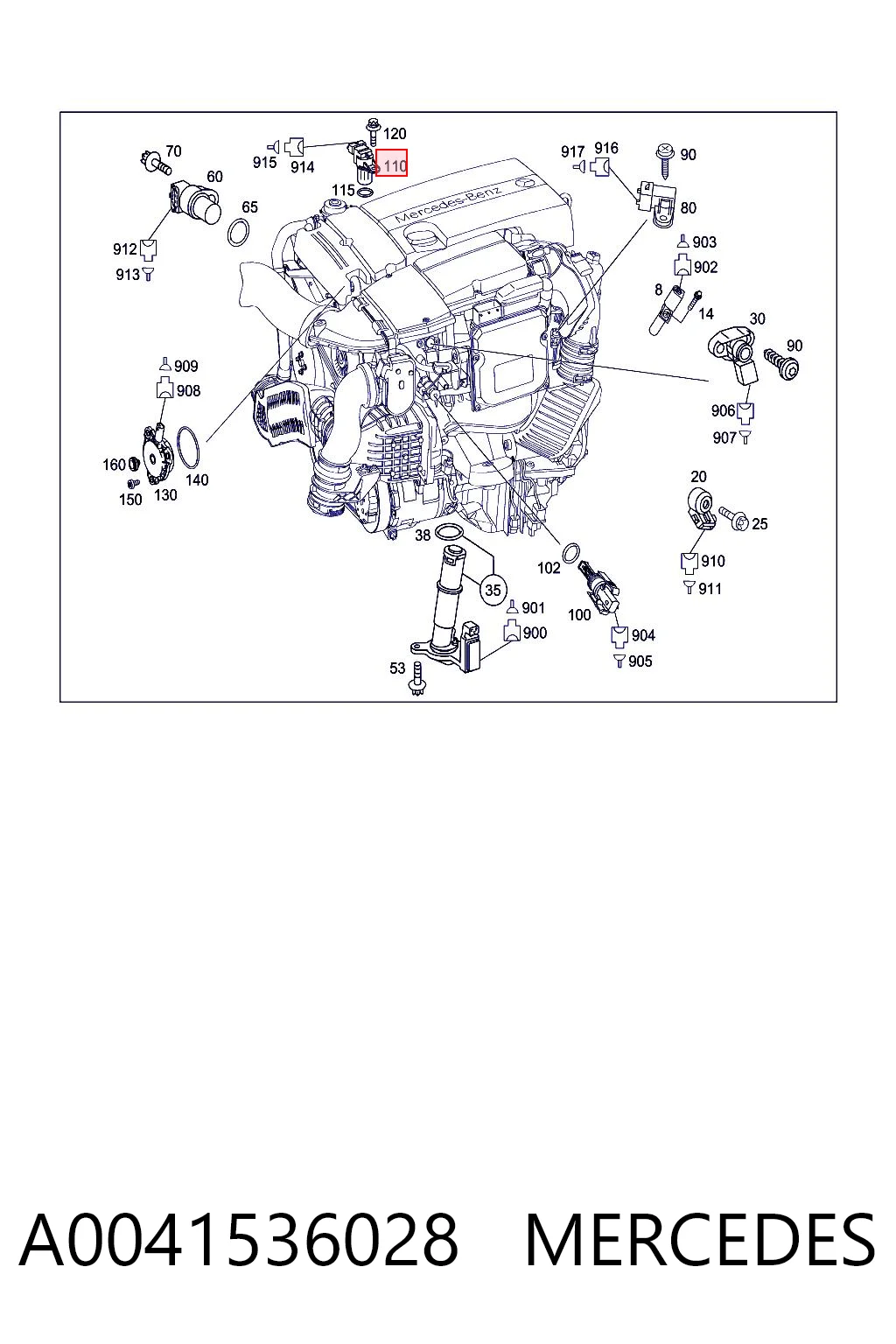 A0041536028 Mercedes Датчик розподільного вала
