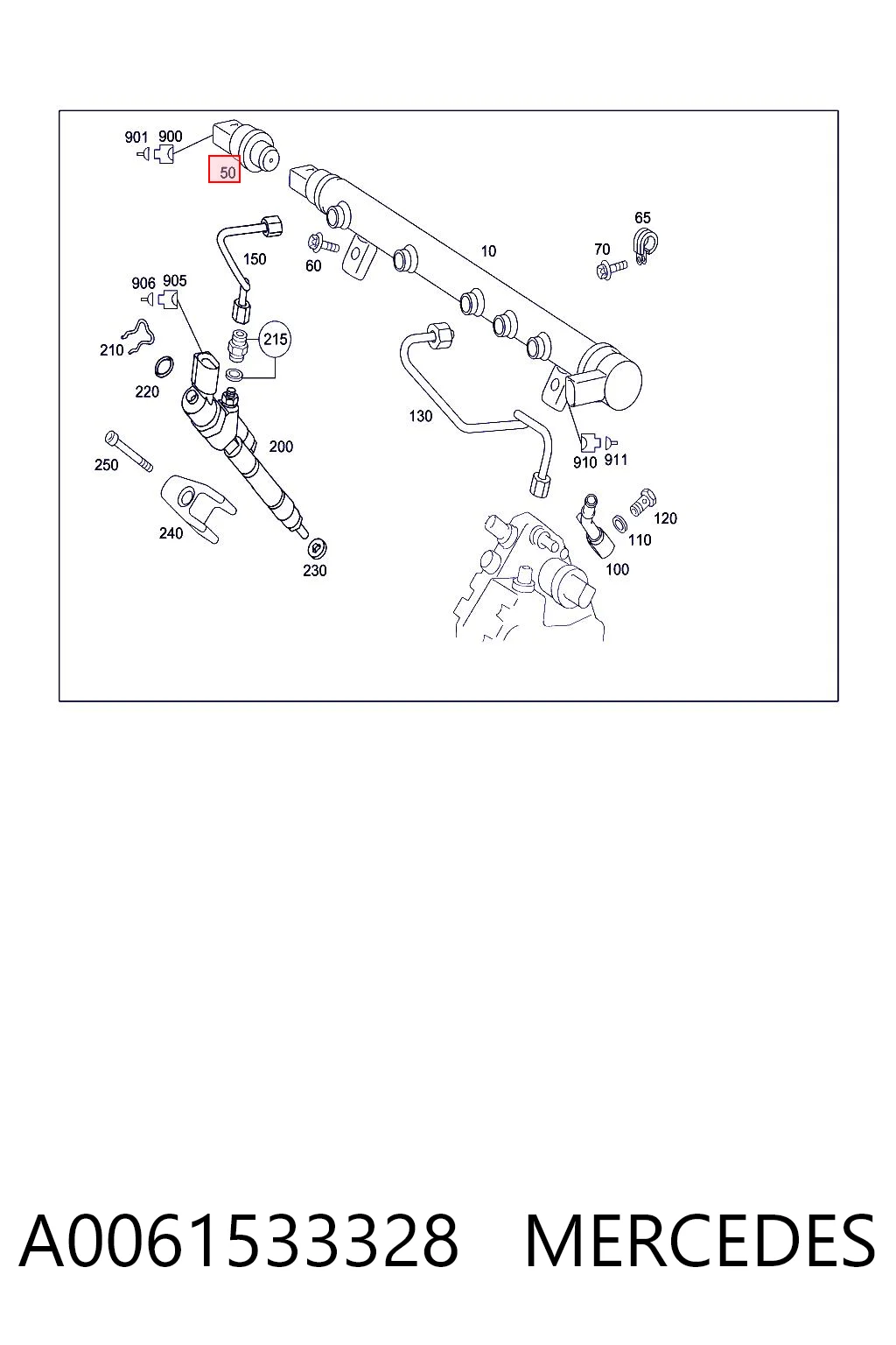 A0061533328 Mercedes Манометри