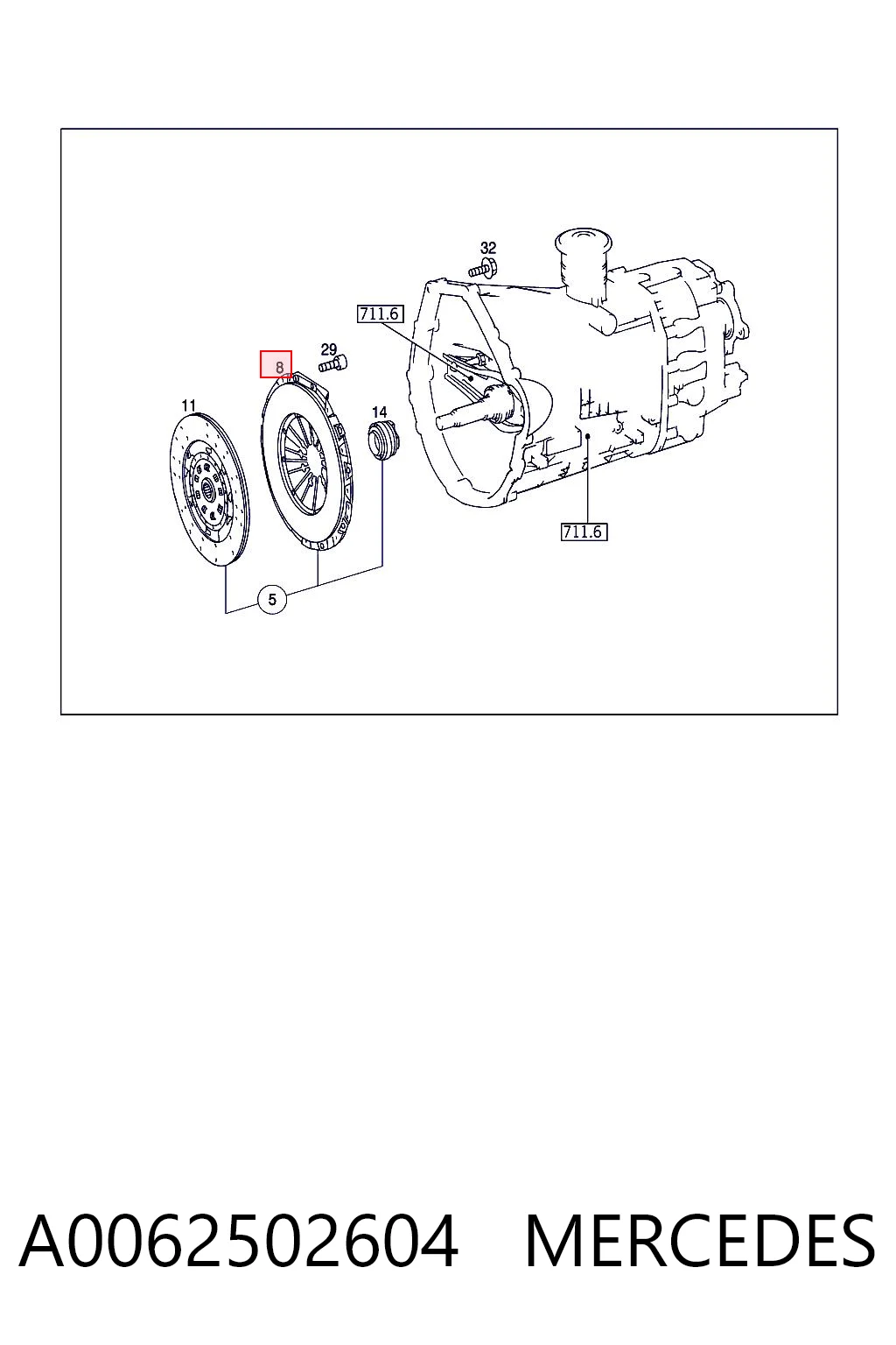 Корзина диска зчеплення Kamoka PC102