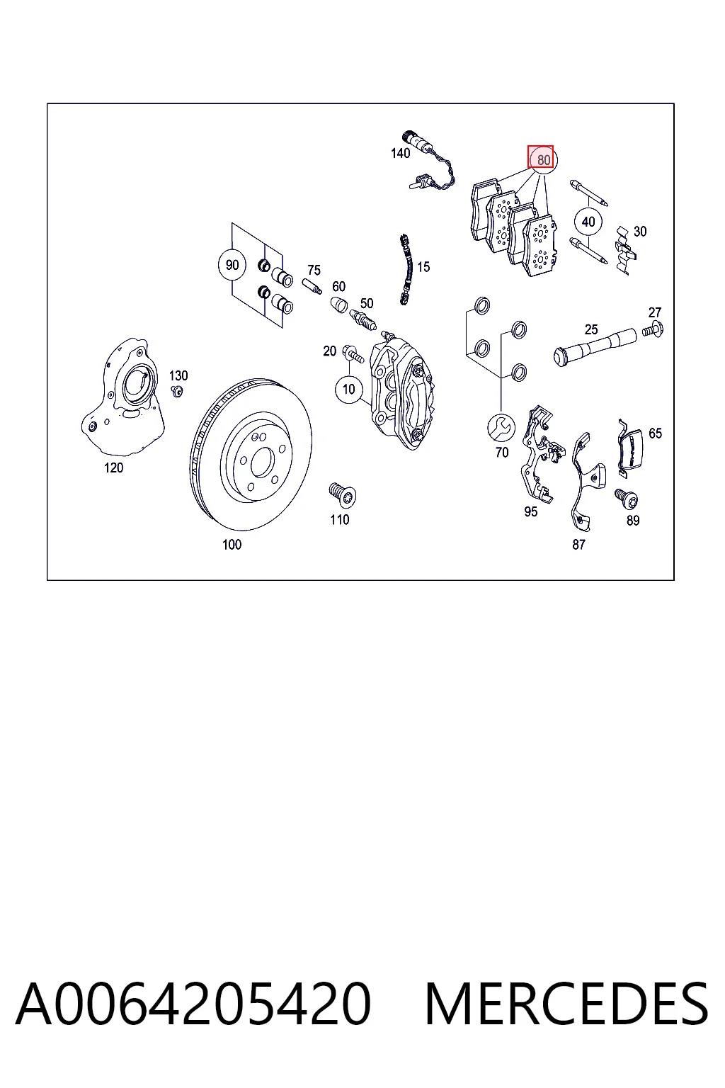 A0064205420 Mercedes