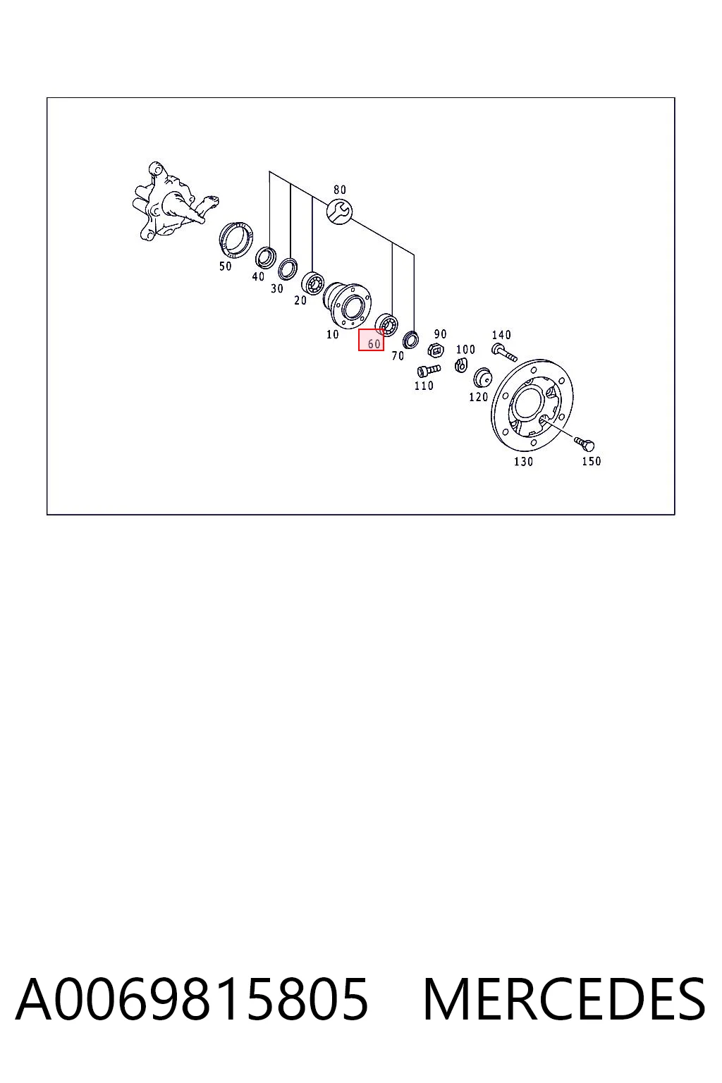 Підшипник маточини передньої, зовнішній Renault (RVI) 5010136758 ціна, від 15.77 USD