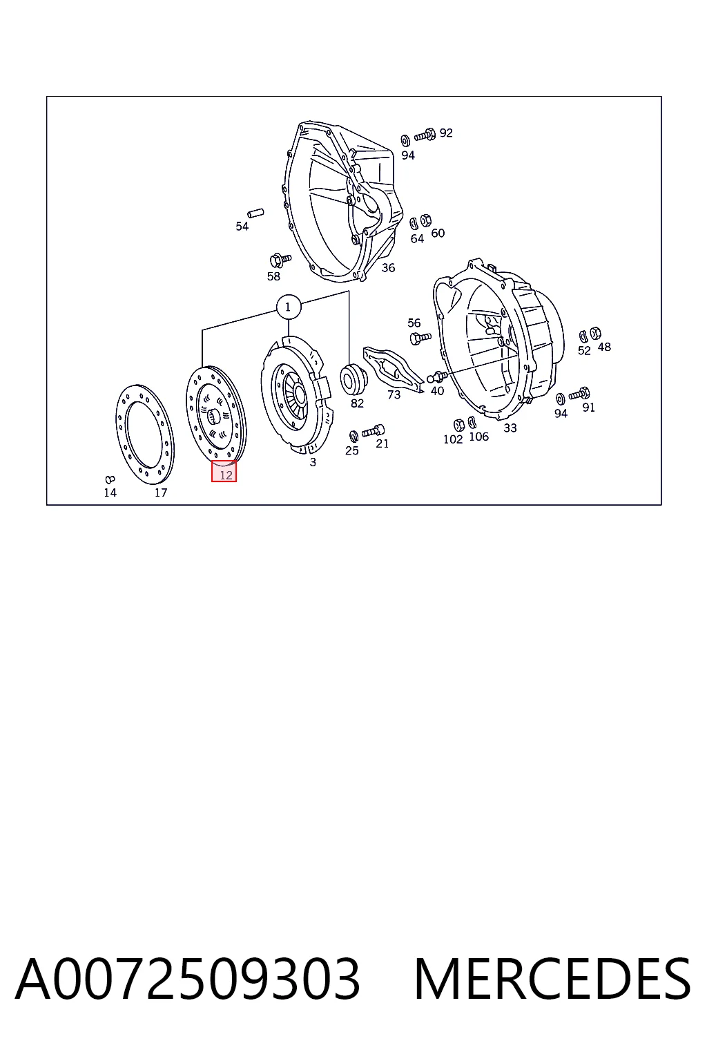 Зчеплення Sachs 1861935032 ціна, від 28.56 USD