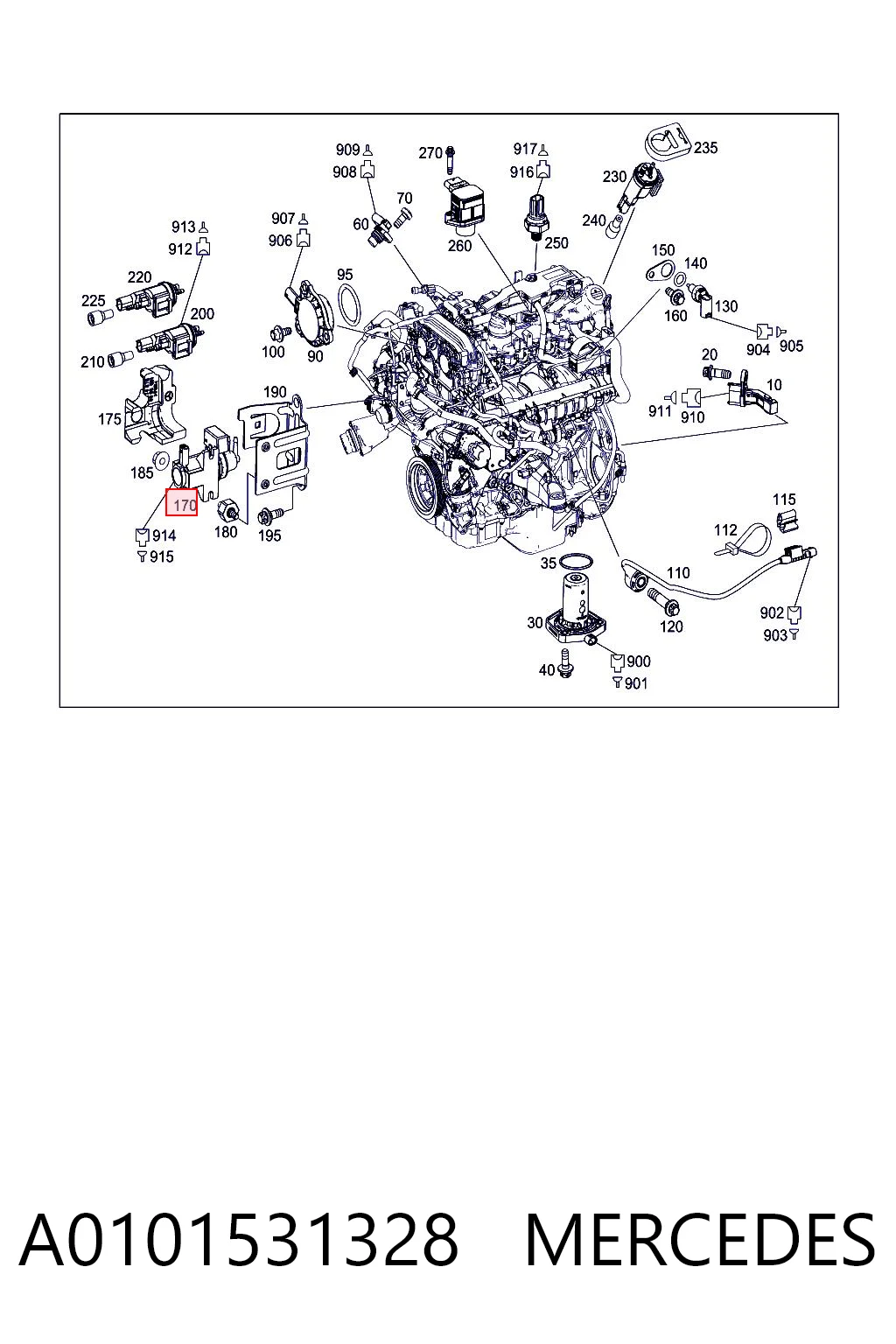 A0101531328 Mercedes Клапан соленоїд регулювання заслонки EGR