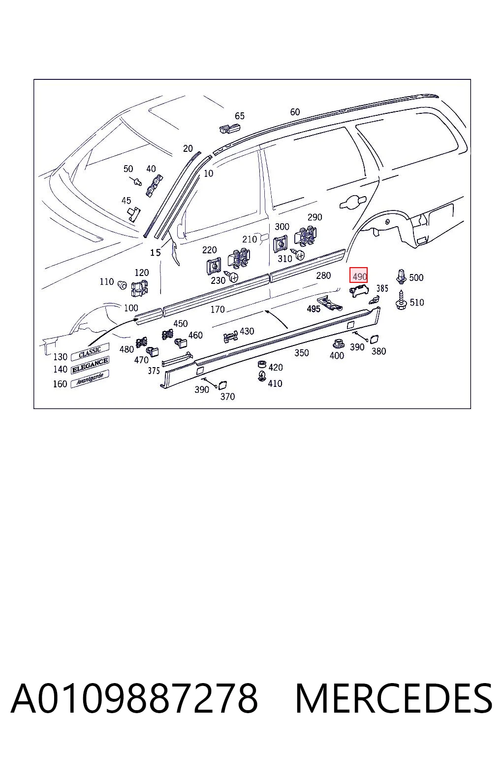 A0109887278 Mercedes 