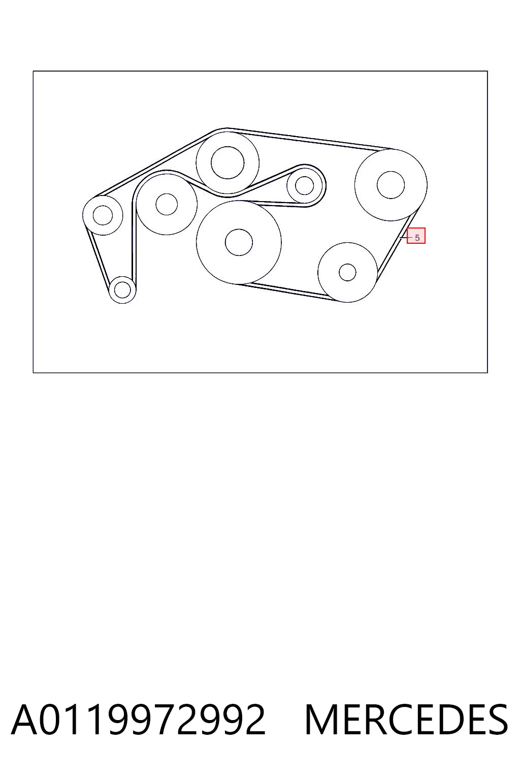 Купити JK61004B Ford Ремінь генератора