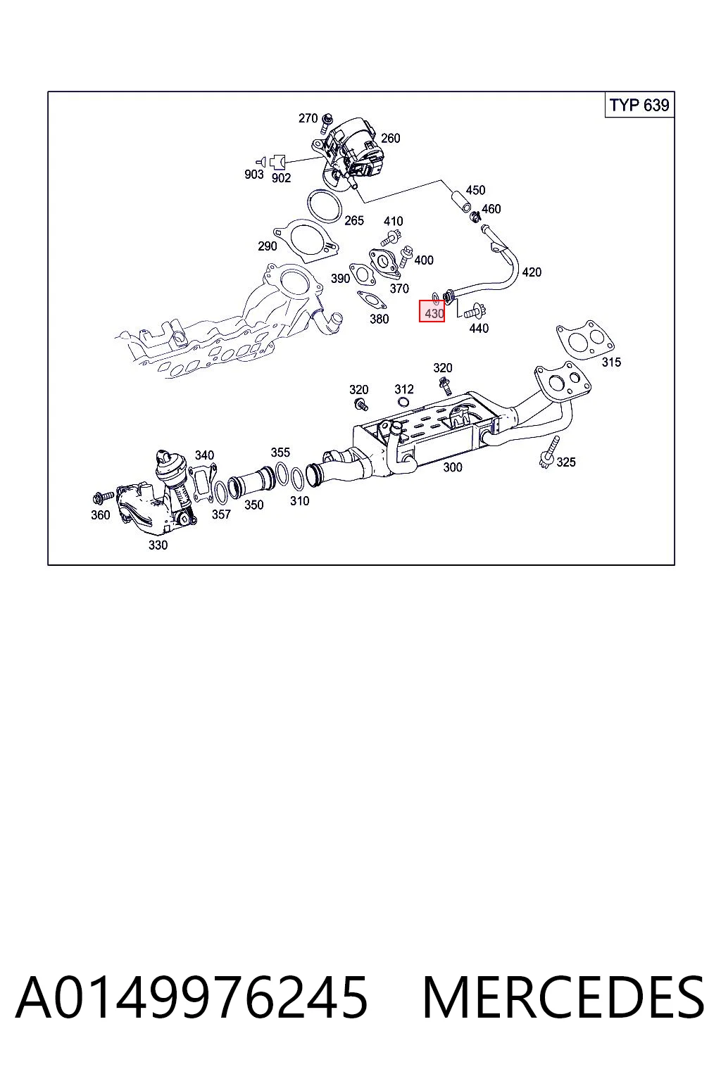A0149976245 Mercedes Ущільнювальне кільце, універсальне