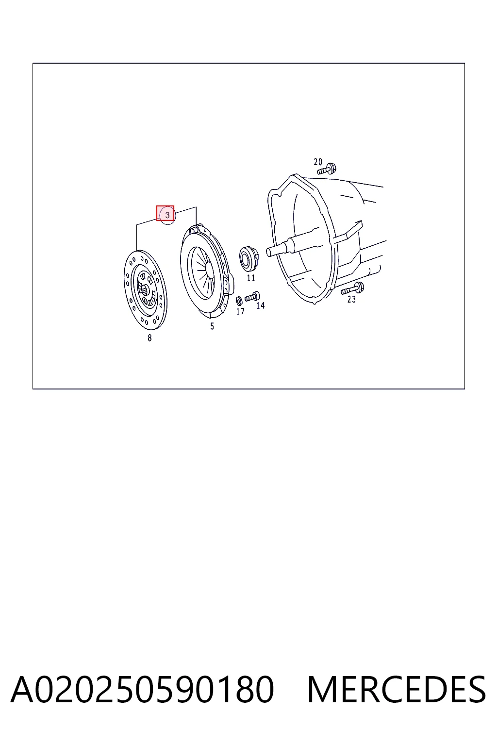 A020250590180 Mercedes