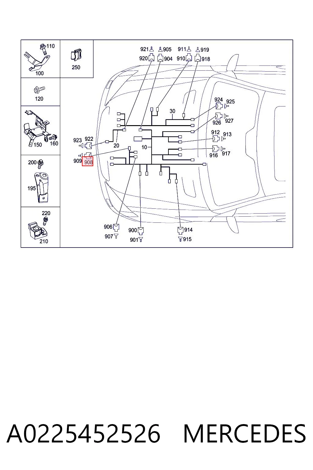 A0225452526 Mercedes 