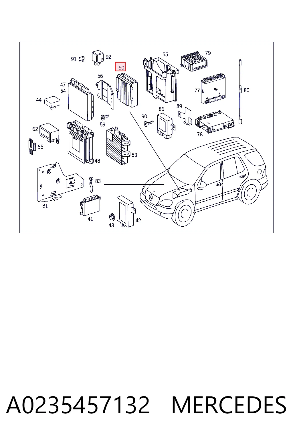 Купити Електронний блок керування двигуном Mercedes S  W140