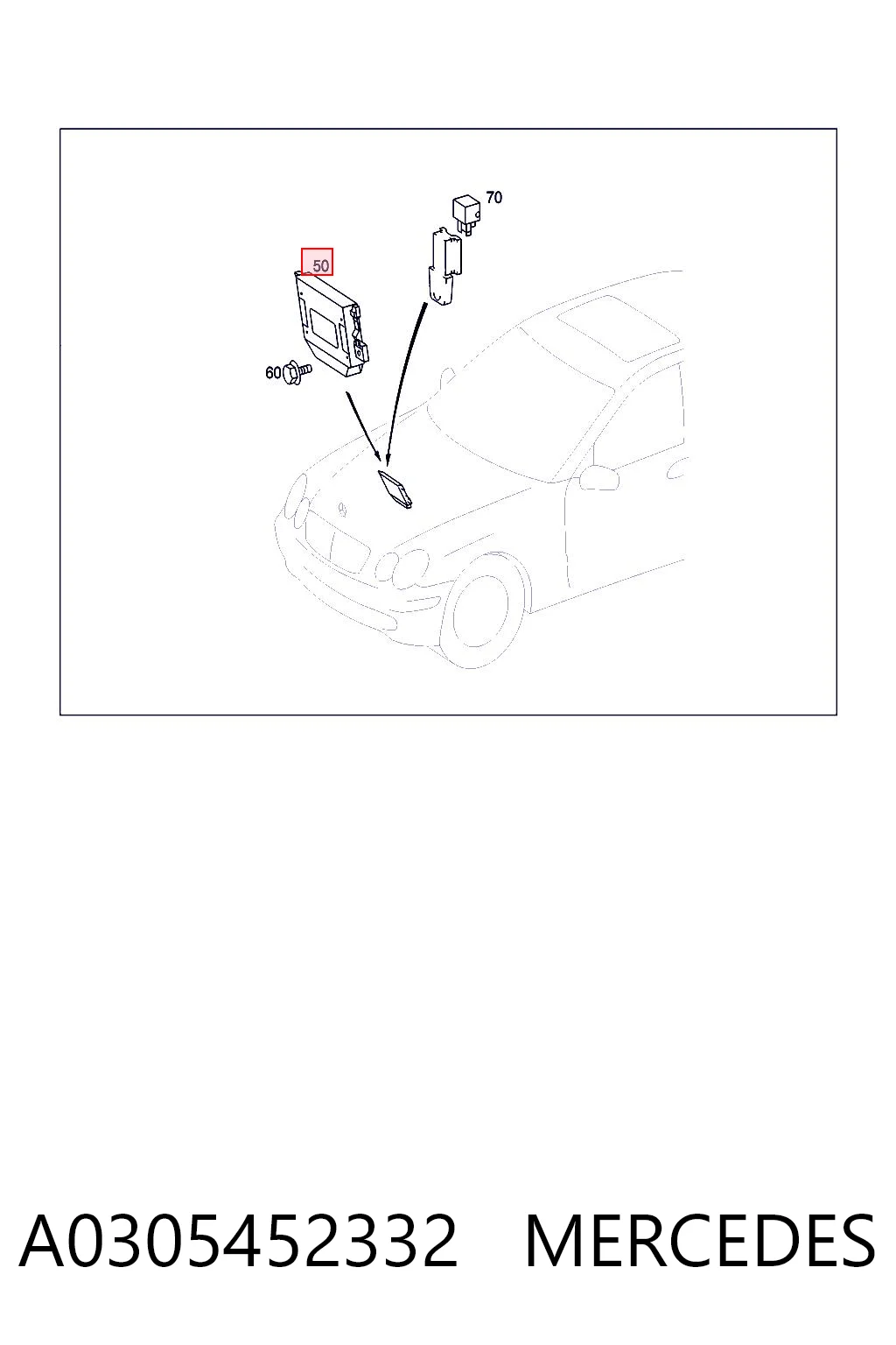 A0305452332 Mercedes Механізм управління КПП