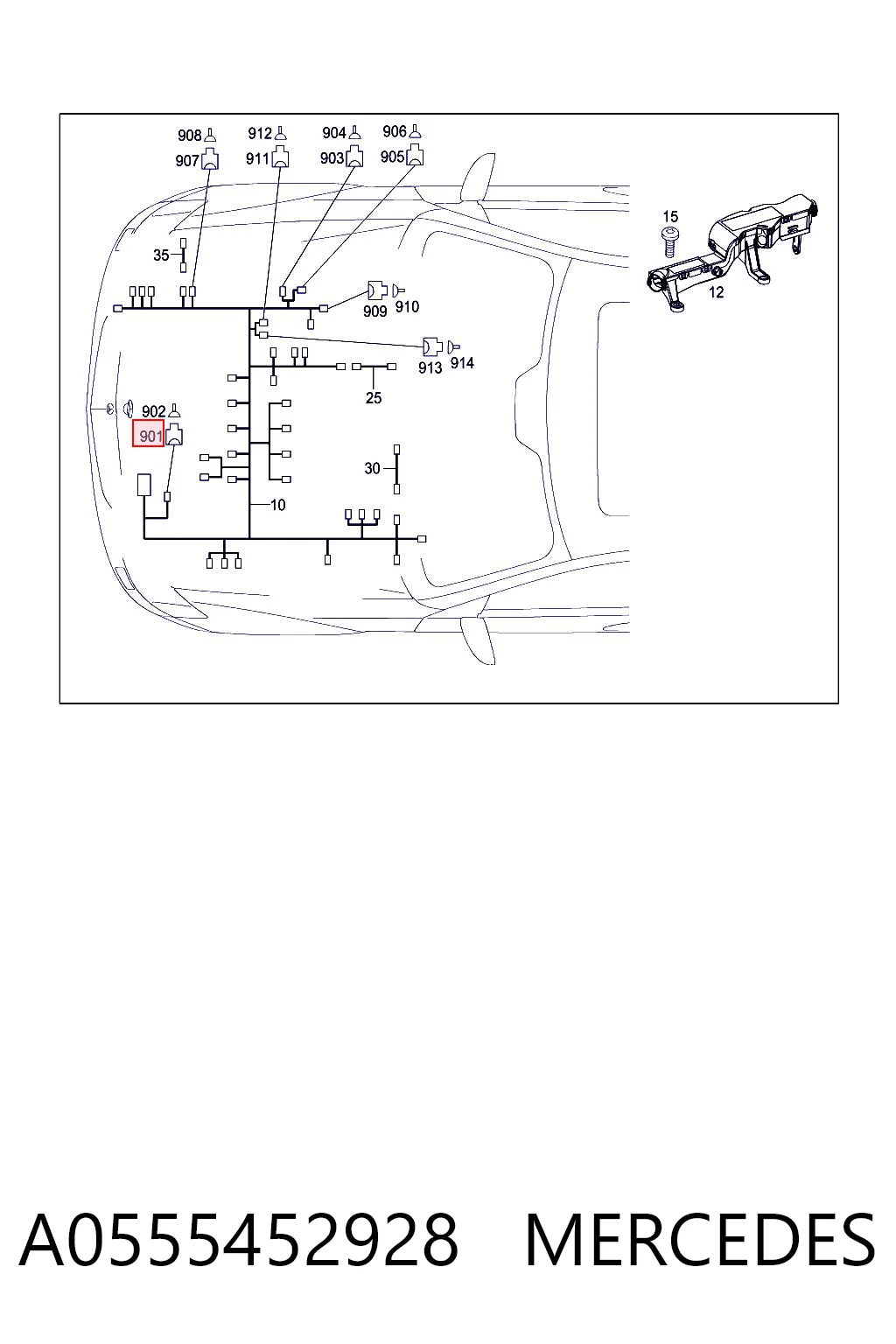 A0555452928 Mercedes 